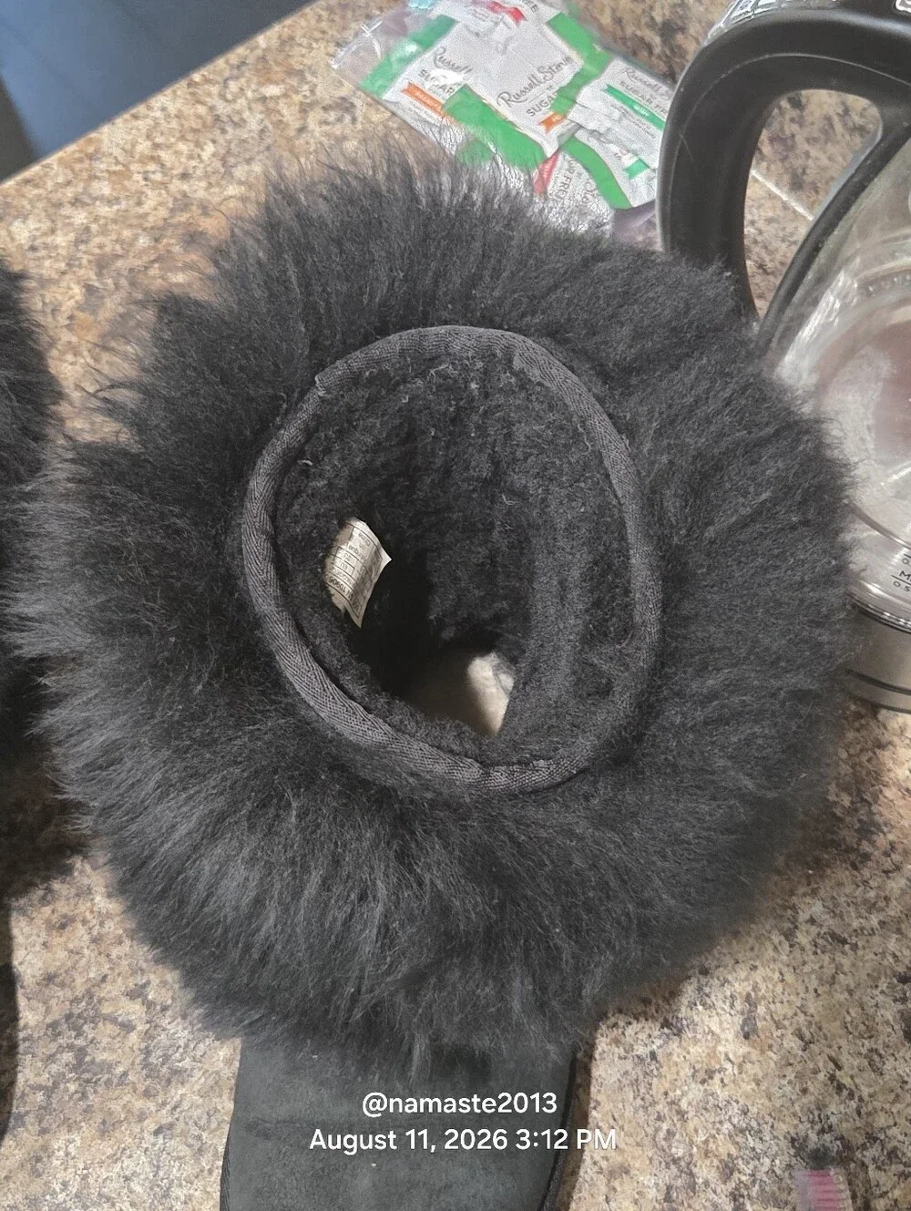 Ugg Sheepskin Cuff Boot Mongolian Fur Cuff Boot Designer Suede Shearling #806